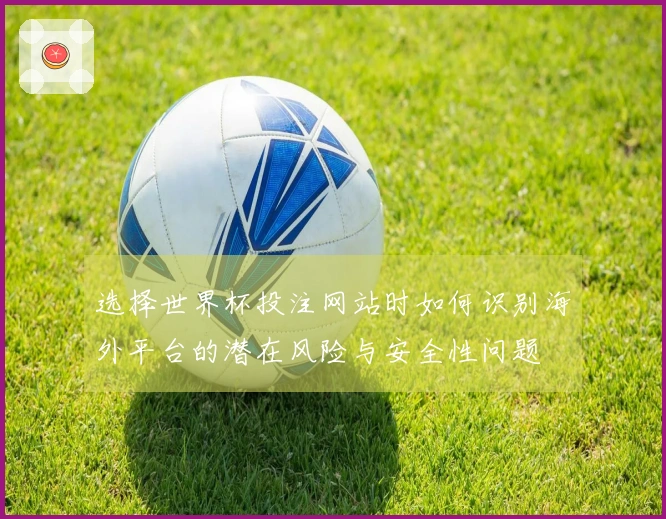 选择世界杯投注网站时如何识别海外平台的潜在风险与安全性问题