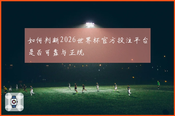如何判断2026世界杯官方投注平台是否可靠与正规